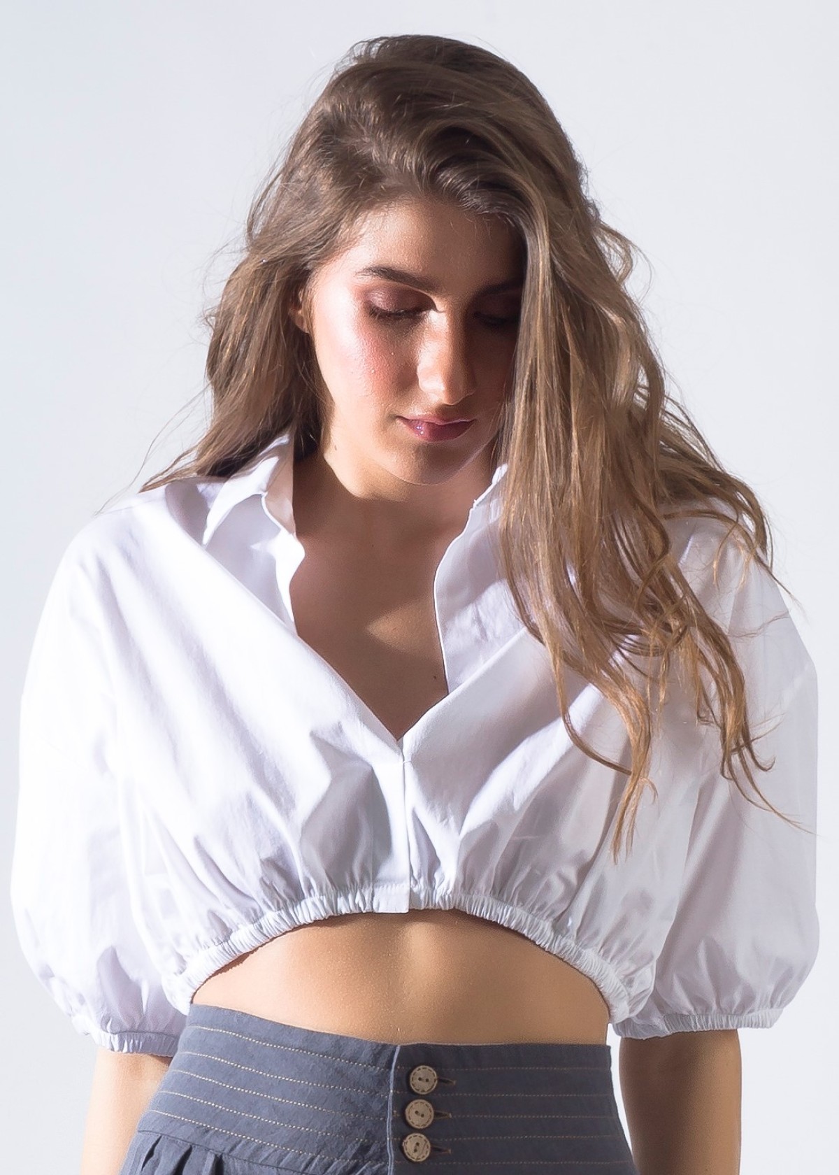 SIRENE EGEENNE Charis Top WHITE