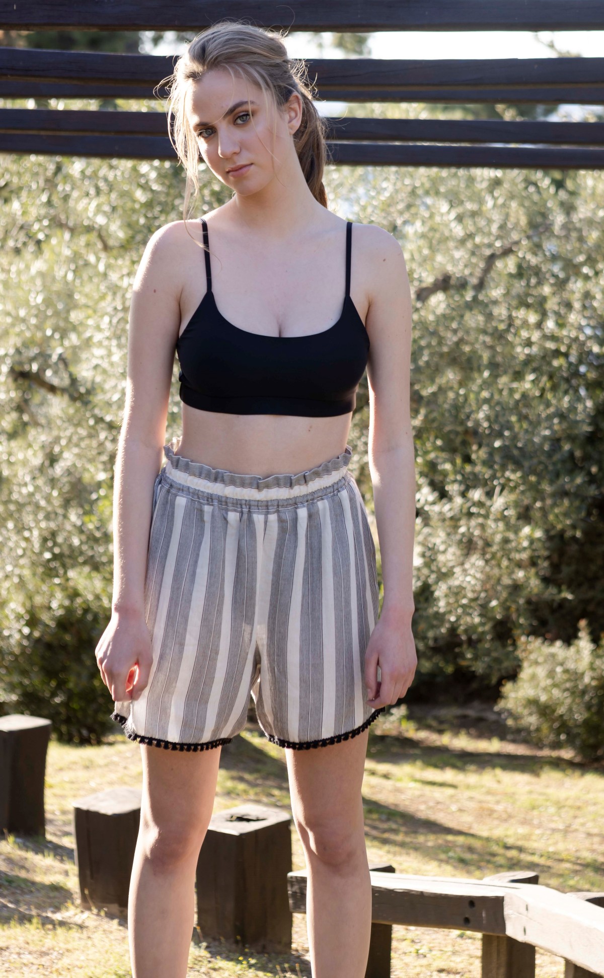 SIRENE EGEENNE Shorts Arete IVORY