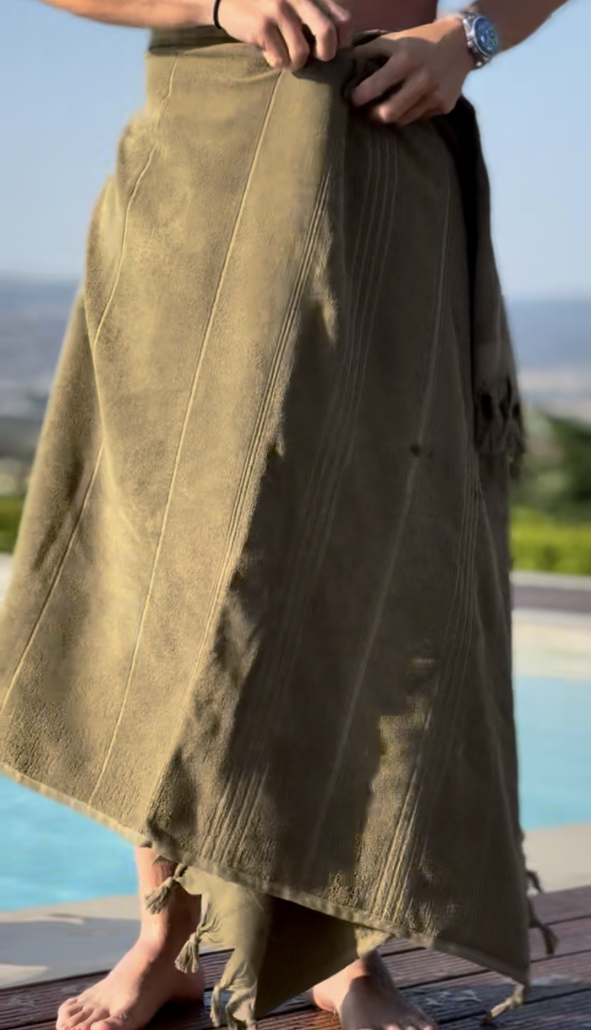 THESEAS Beach Towel Embroidered