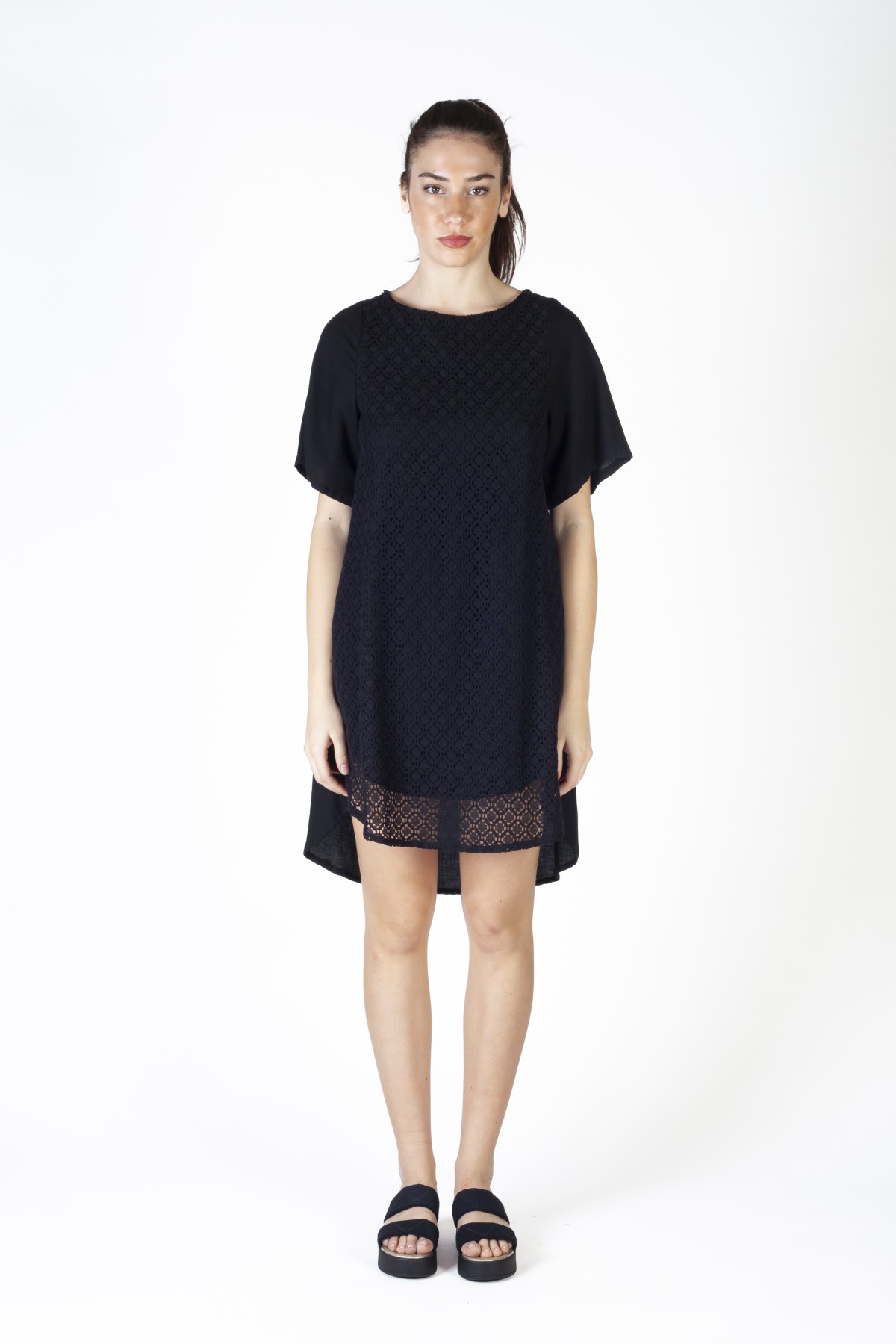 SIRENE EGEENNE dress  Myrine BLACK