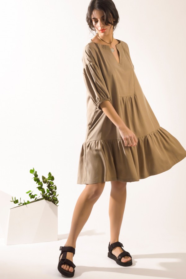 SIRENE EGEENNE dress  Anthea SAND