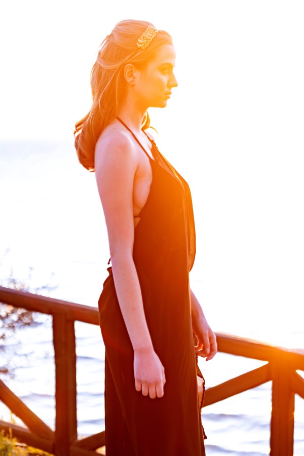 SIRENE EGEENNE Wrap- Kaftan Aphrodite BLACK