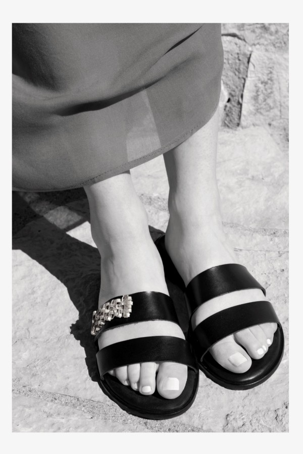 SIRENE EGEENNE X VASSILIS MORALIS Sandal SILVER